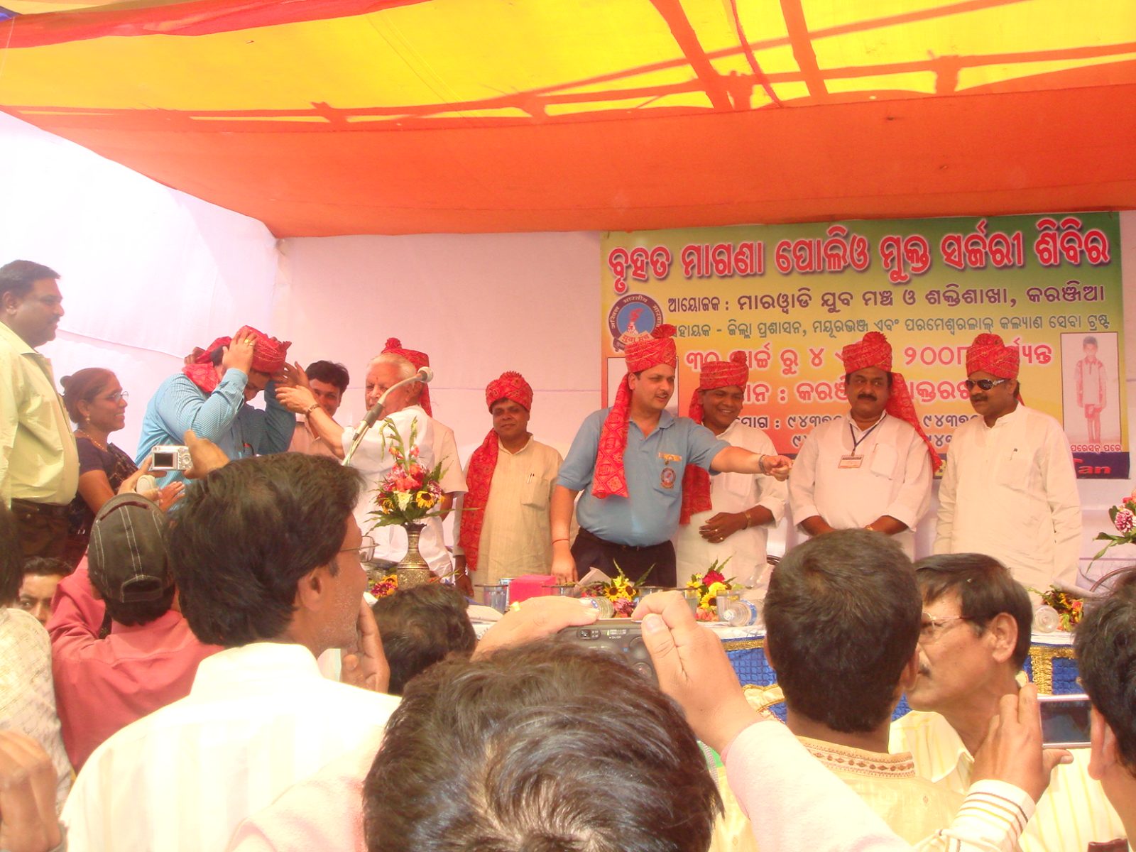 Murali Sharma in Polio Camp at Karanjia, Dist- Mayurbhanj